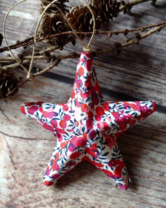 Liberty fabric star (Wiltshire)